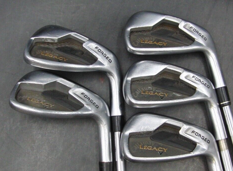 Set of 5 x Callaway Legacy Forged Irons 6-PW Regular Steel Shafts Callaway Grips