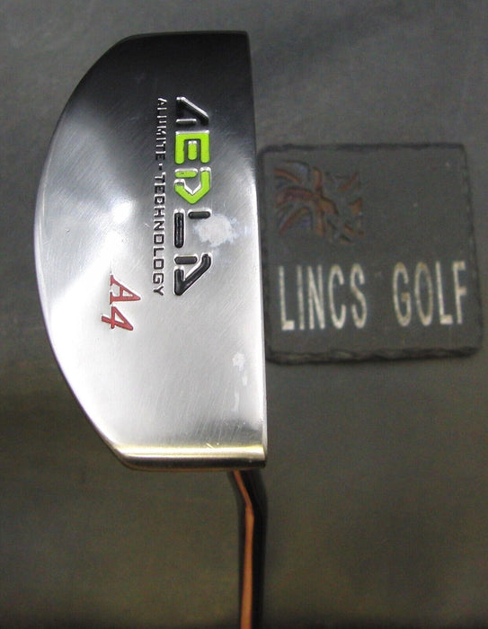 4EDLA Alumite Technology A4 Putter 86cm Playing Length Steel Shaft PSYKO Grip