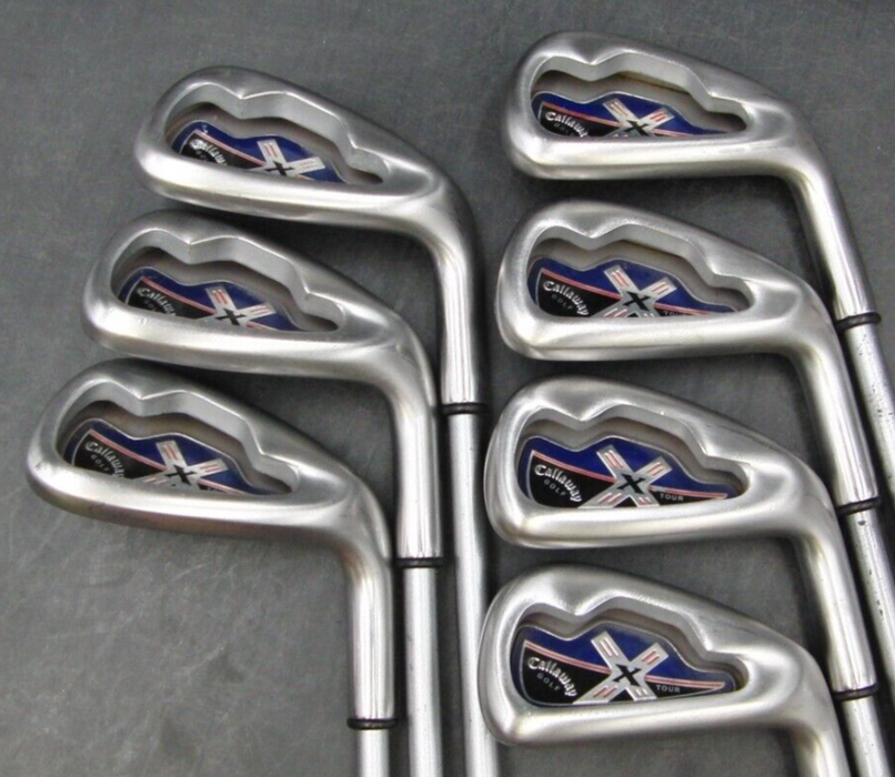 Set of 7 x Callaway X Tour Forged Irons 4-PW Regular Graphite Shafts
