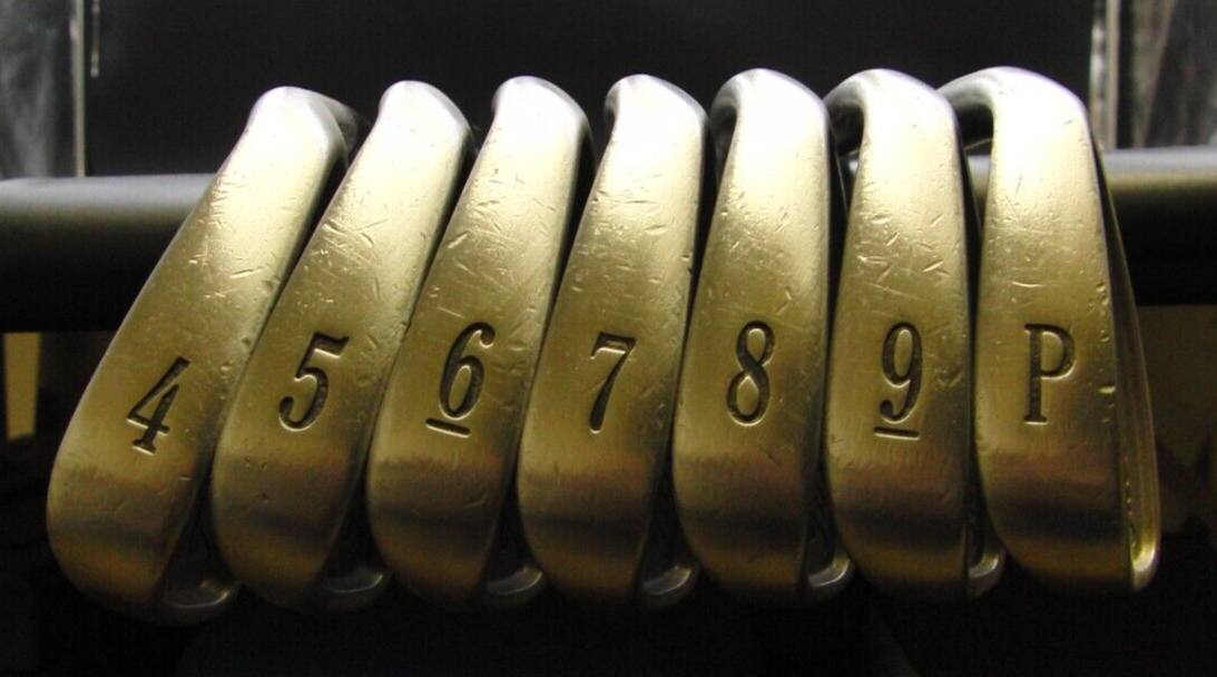 Set of 7 x Titleist 775 CB Forged Irons 4-PW Regular Steel Shafts Mixed Grips