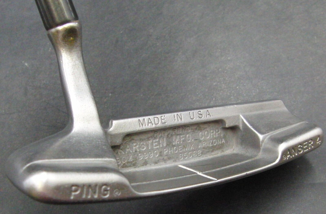 Refurbished Ping Anser 4 Putter Coated Steel Shaft 89cm Length Psyko Grip