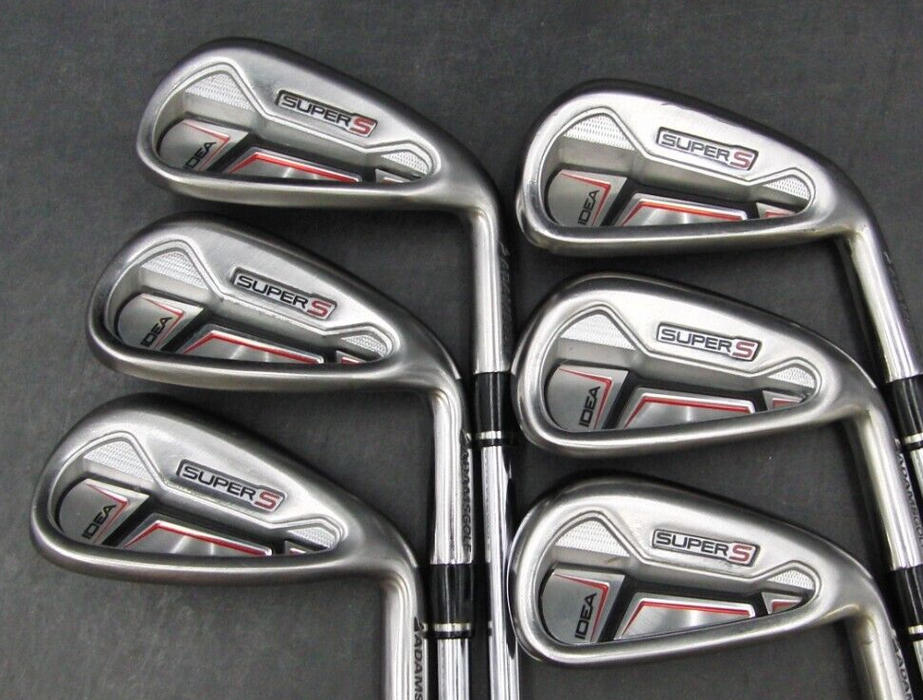 Set of 6 x Adams Golf Idea Super S Irons 5-PW Regular Steel Shafts