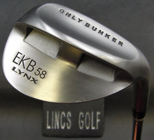 Lynx Only Bunker EKB 58° Sand Wedge Regular Steel Shaft Golf Pride Grip