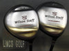 Set of 2 Wilson Staff 3 & 5 Woods Stiff Graphite Shafts