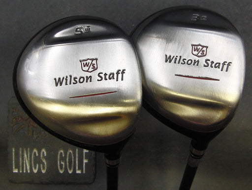 Set of 2 Wilson Staff 3 & 5 Woods Stiff Graphite Shafts