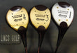 Set of 3 Mizuno Since 1906 Center Flag Driver & 3+4 Woods Regular Steel Shafts