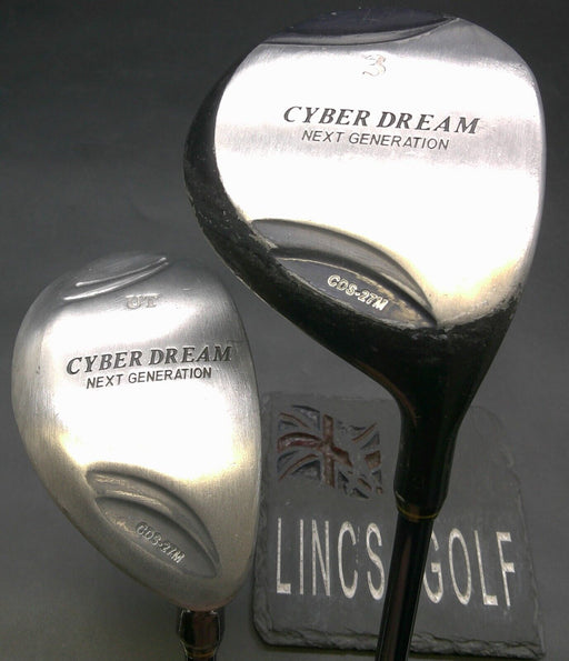 Set of 2 Cyber Dream CDS-27M 3 Wood+Hybrid Ladies Graphite Shaft