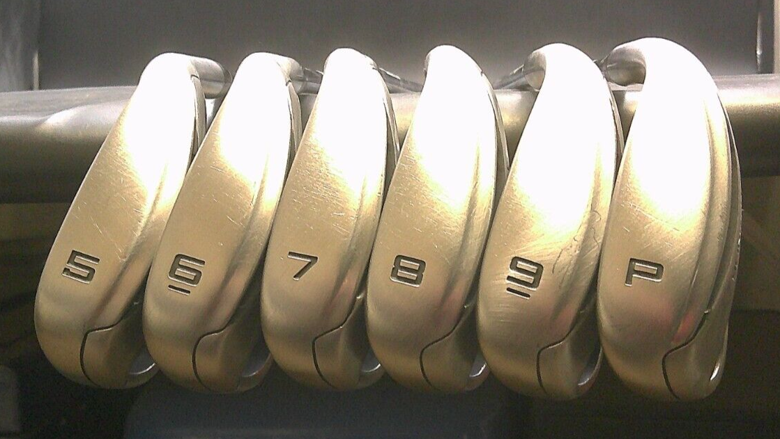 Set of 6 x Nike Slingshot Irons 5-PW Uniflex Steel Shafts Nike Grips*