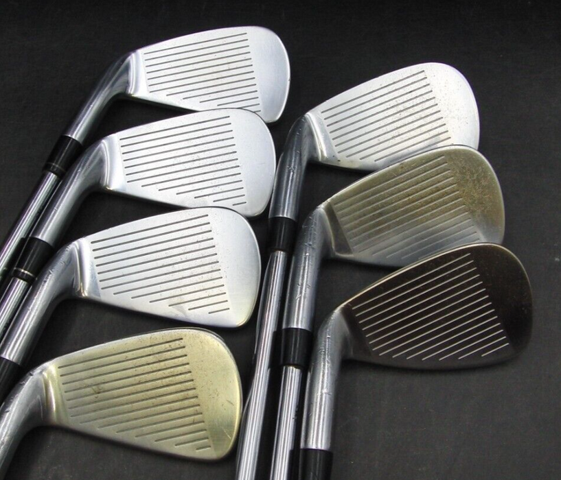 Set of 7 x Callaway Legacy Irons 4-PW Stiff Steel Shafts No1 Grips