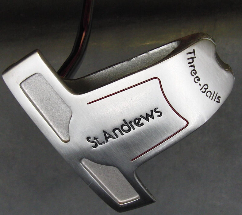 St.Andrews Three Balls Putter Steel Shaft 86.5cm Length Professional Grip