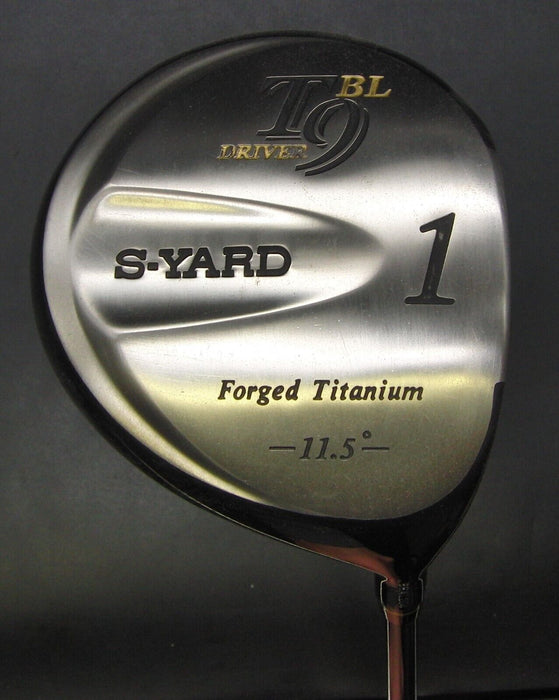 S-YARD T9 BL Forged Titanium 11.5° Driver Regular Graphite Shaft S-Yard Grip