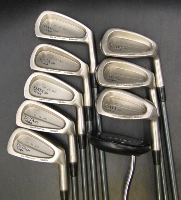 Set of PRGR Data 601 Forged 3-PW + Driver + XXIO 3 Wood + 5 Wood + Putter