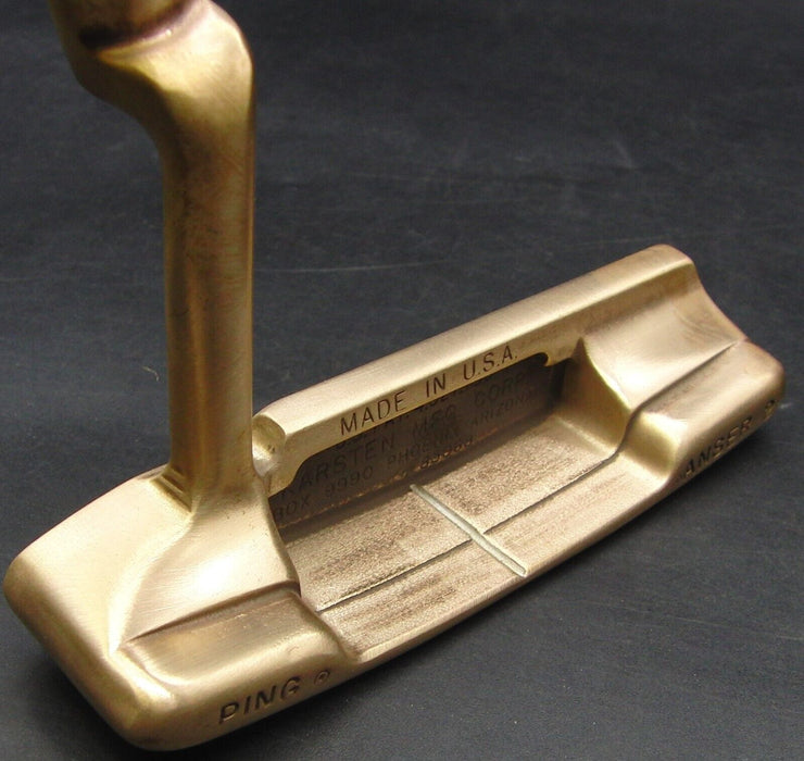 Refinished Copper Ping Anser 2 Putter Steel Shaft 89cm Length Psyko Grip