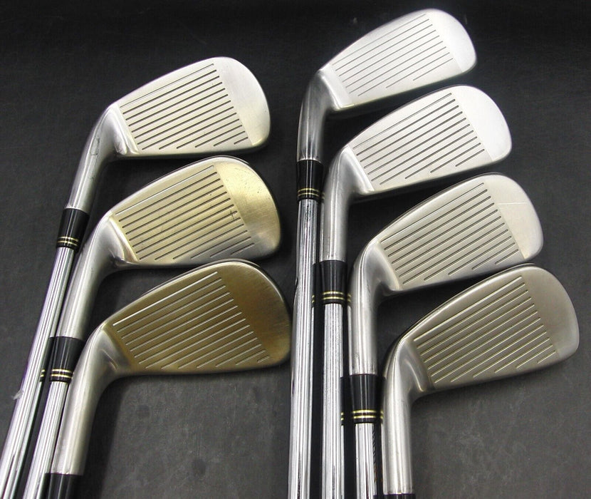 Set of 7 x Cleveland Hibore XLi Irons 4-PW Extra Stiff Steel Shafts Pride Grips*