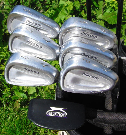 Set of Mizuno MP-57 Forged 5-PW+ MacGregor Driver+ 3 Wood+ a.m.c 7 Wood+ Putter