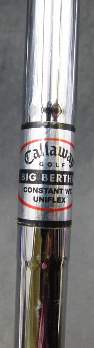 Left-Handed Callaway Big Bertha 7 Iron Uniflex Steel Shaft Callaway Grip