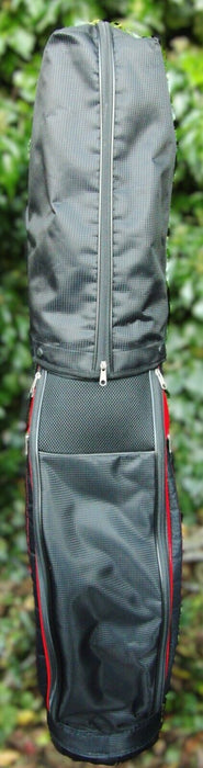 5 Division IGNIO Black/Red Carry Trolley Cart Golf Clubs Bag