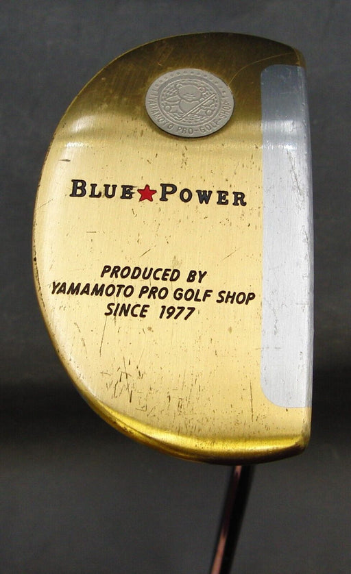 Blue Power Yamamoto Pro Since 1977 Putter 98cm Steel Shaft Dual Density Grip