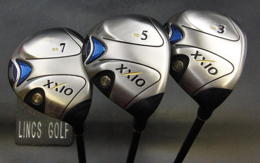 Set of 3 Srixon XXIO Impact Power Matching 3+5+7 Woods Stiff Graphite Shafts