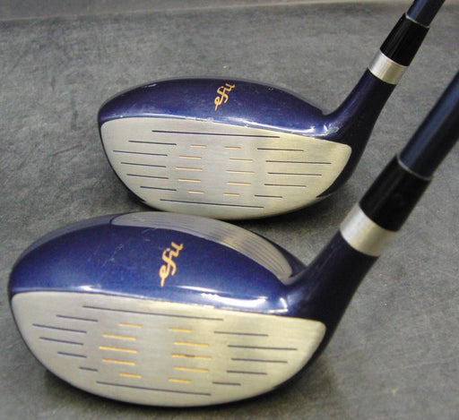 Set of 2 Ladies Mizuno Efil 14° 1 Driver & 20° 4 Wood Ladies Graphite Shafts