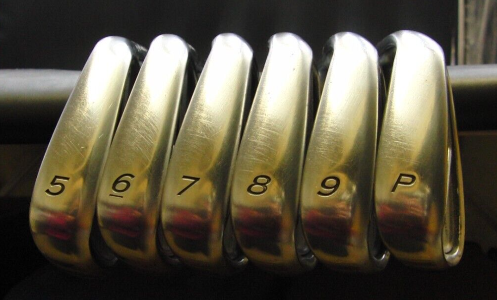 Set of 6 x TaylorMade R9 Irons 5-PW Stiff Steel Shafts TaylorMade Grips*