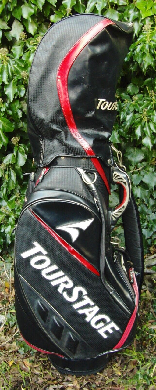 6 Division TourStage Black Carry Trolley Cart Golf Clubs Bag