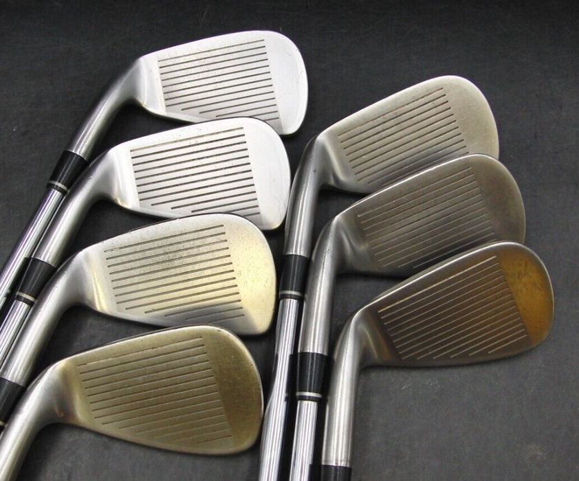 Set of 7 x Nike Pro Combo Ti-Face Irons 5-PW+GW Stiff Steel Shafts Nike Grips