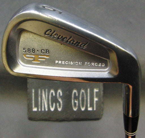 Cleveland 588 CB 5 Iron Stiff Steel Shaft Lamkin Grip