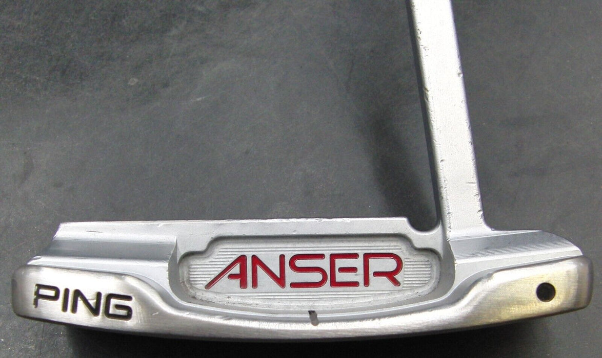 Left Handed Ping Anser 5 Milled Putter Steel Shaft 86cm Length Acer Grip*