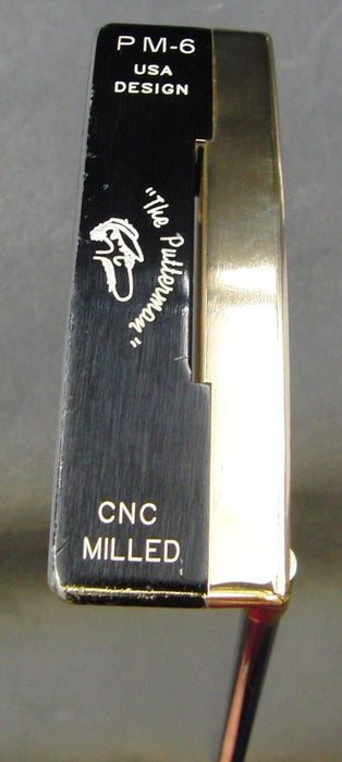 The Putterman PM-6 CNC Milled Putter 86cm Playing Length Steel Shaft PSYKO Grip