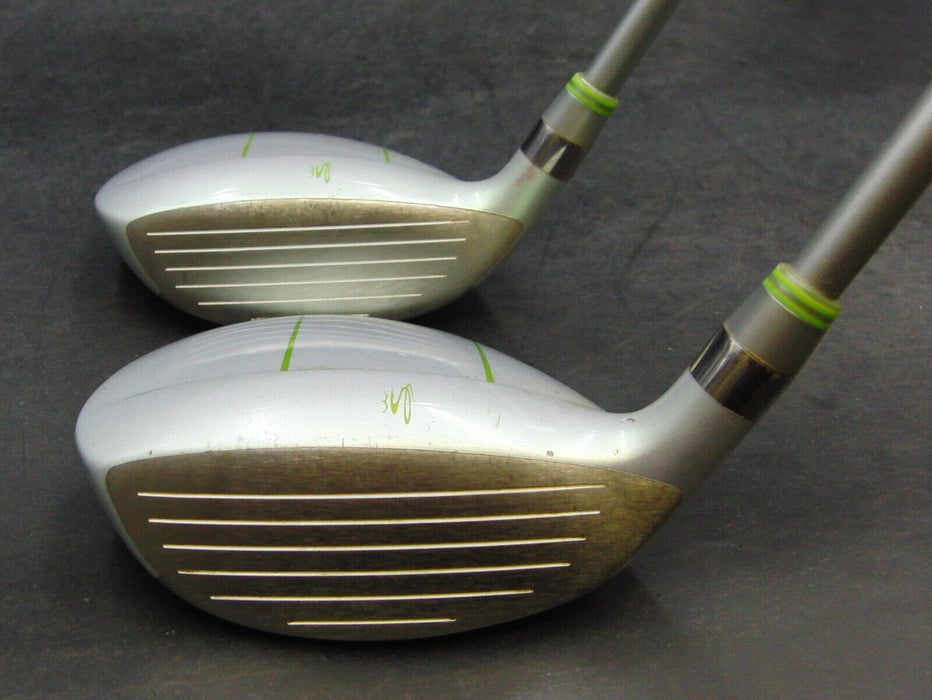 Set of 2 Ladies Cobra Baffler T-Rail 3+5 Woods Ladies Graphite Shaft & Cobra H/C