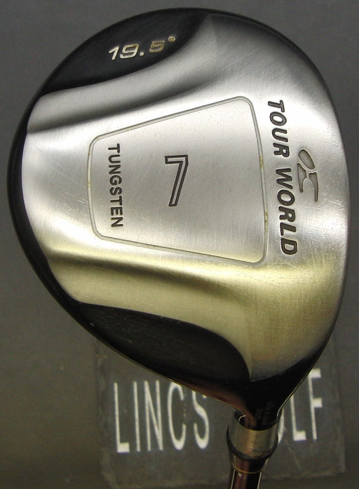 Tour World Tungsten 19.5° 7 Wood Regular Graphite Shaft Golf Pride Grip