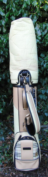 3 Division Burberrys Trolley Carry Cart  Golf Clubs Bag Burberry*