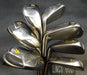 Set of 7 x Cleveland Hibore XLi Irons 4-PW Extra Stiff Steel Shafts Pride Grips*