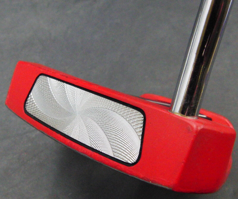 Red Flit Box Neo Mallet Series Putter Steel Shaft 89cm Length Saplize Grip