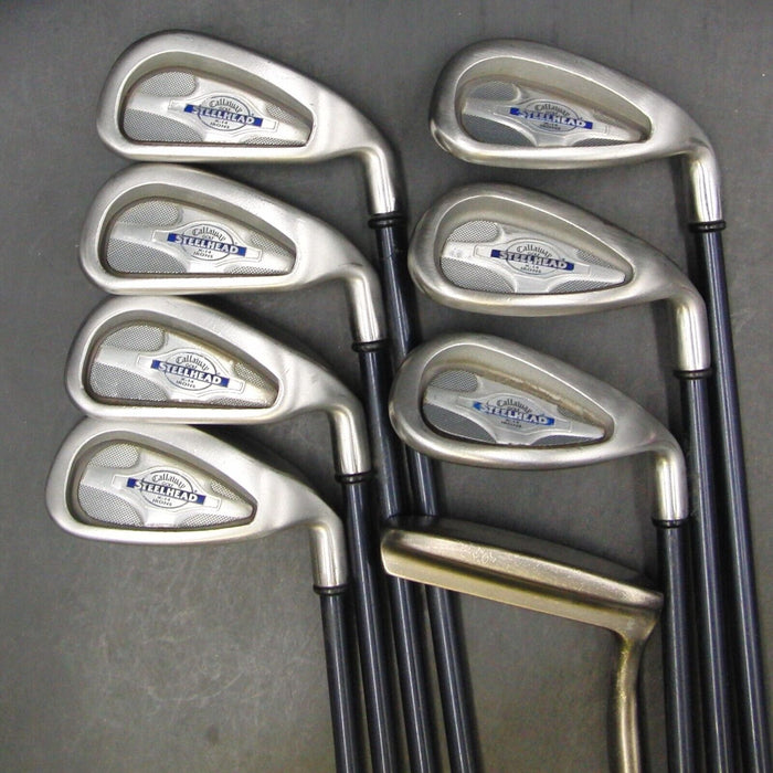 Set of Callaway Steelhead X-14 5-SW + Driver +4 Wood + 5 Wood + Putter