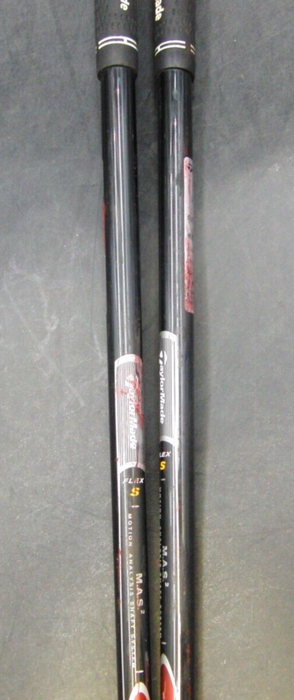 Set of 2 Taylormade V Steel 15° 3 & 18° 5 Woods Stiff Graphite Shafts