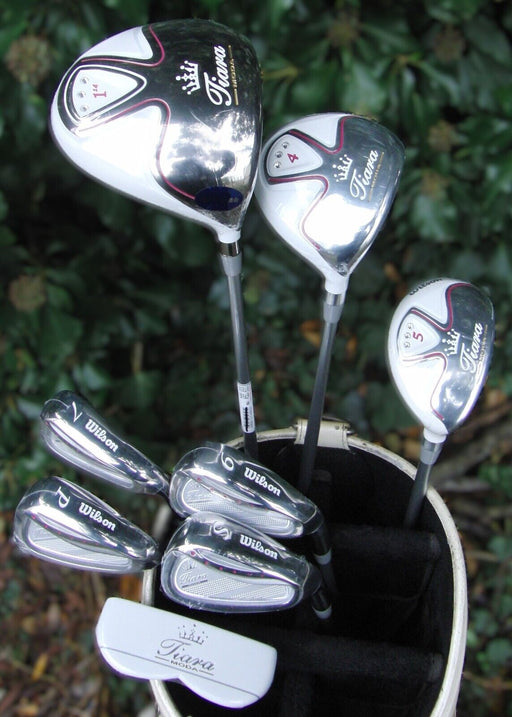 Ladies New Set of Wilson Tiara 8 Iron Missing 7-SW+Driver+4Wood+5Hybrid+ Putter