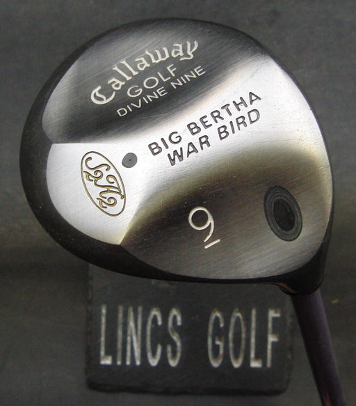 Ladies Callaway Big Bertha War Bird 9 Wood Ladies Graphite Shaft Callaway Grip