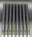 Set of 8 x TaylorMade Firesole Irons 3-PW Stiff Steel Shafts Golf Pride Grips