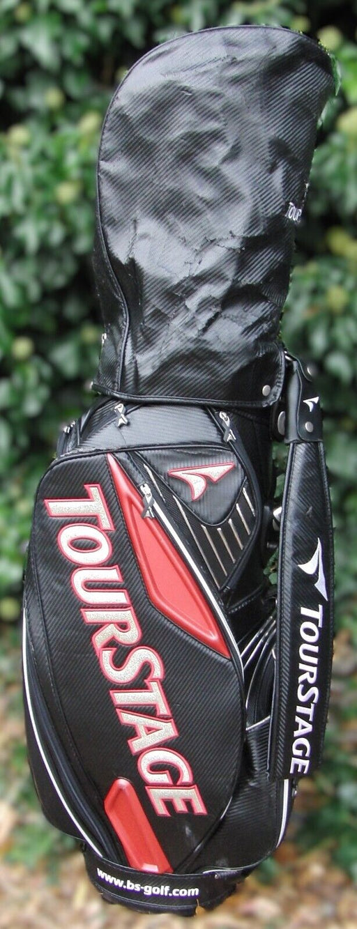 6 Division Bridgestone TourStage Carry Cart Tour Golf Clubs Bag