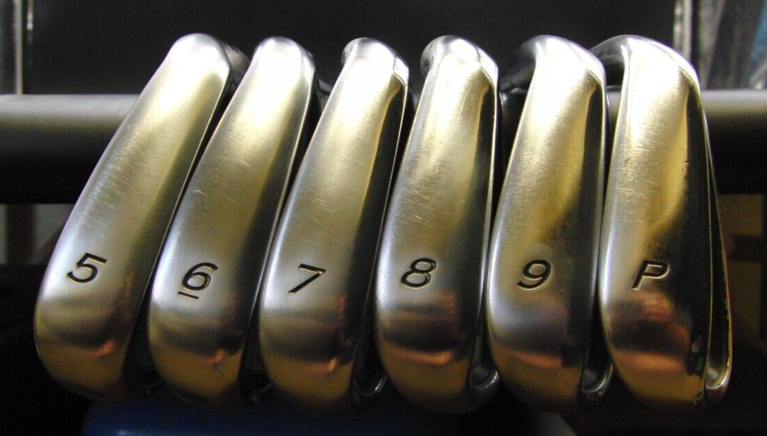 Set of 6 x TaylorMade R9 Max Irons 5-PW Stiff Steel Shafts No1 Grips*