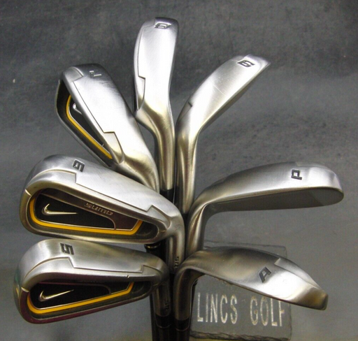 Set of 7 x Nike Sumo SQ Irons 5-PW+GW Regular Graphite Shafts Nike Grips