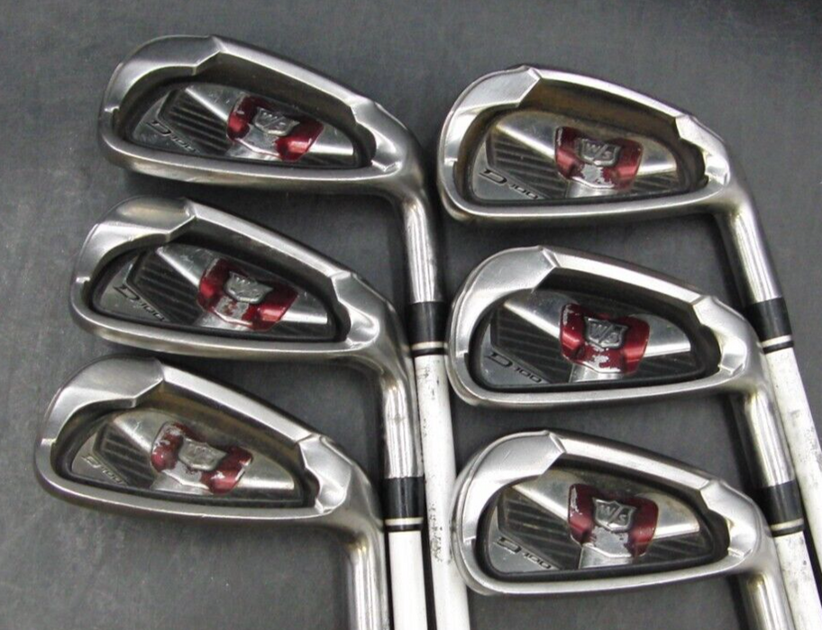 Set of 6 x Wilson Staff D-100 Irons 5-PW Regular Graphite Shafts*