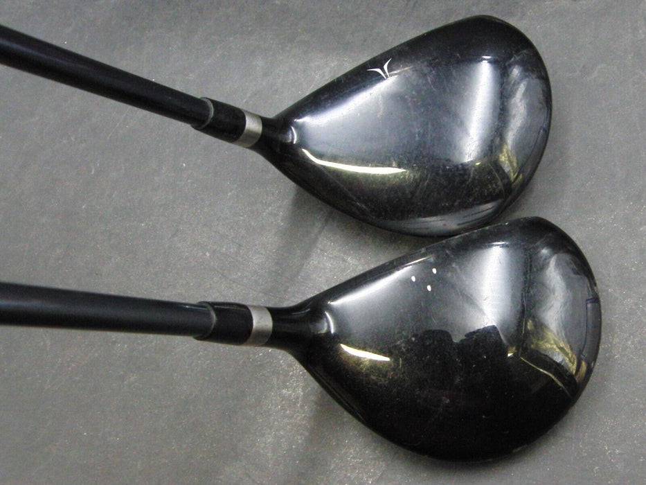 Set of 2 Mizuno Zephyr Metal 16° 3 & 19° 5 Woods Regular Graphite Shafts