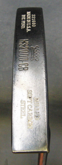 Kenneth Smith KS2000-CB Milled Soft Carbon Steel Putter 89cm Steel Shaft RG Grip