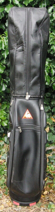 7 Division Le Coq Sportif 1948-FR Black Rain Cover Cart Carry Golf Club Bag