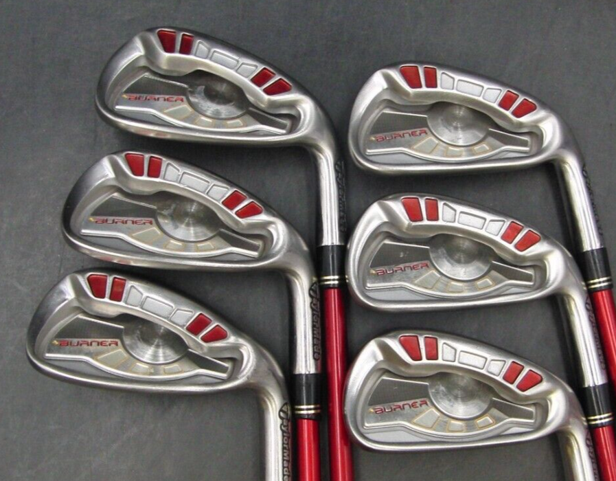 Set of 6 x TaylorMade Burner Japanese Issue Irons 5-PW Stiff Graphite Shafts