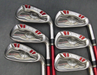 Set of 6 x TaylorMade Burner Japanese Issue Irons 5-PW Stiff Graphite Shafts