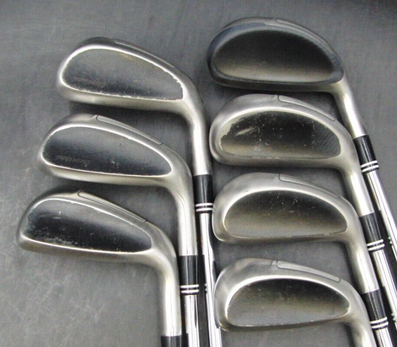 Set of 7 x Cleveland Hibore Irons 4-PW Regular Steel Shafts Mixed Grips*